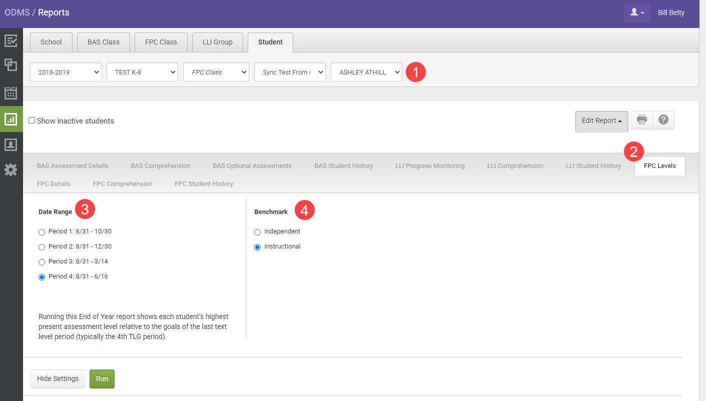 FPC Student Levels Report Overview with Heinemann Fountas & Pinnell ...