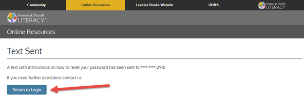 Resetting Your Password For Your Heinemann F&amp;P Online Resources Account