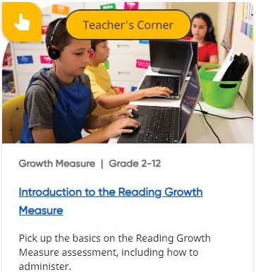 HMH Growth Measure Resources