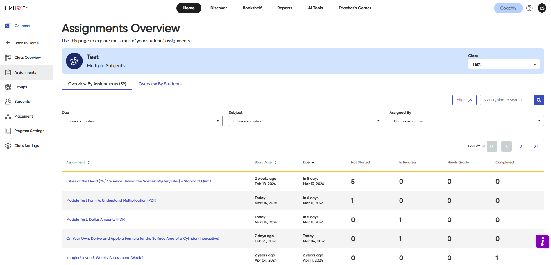 Add Student Responses from Offline Assessments into HMH Ed as a Teacher